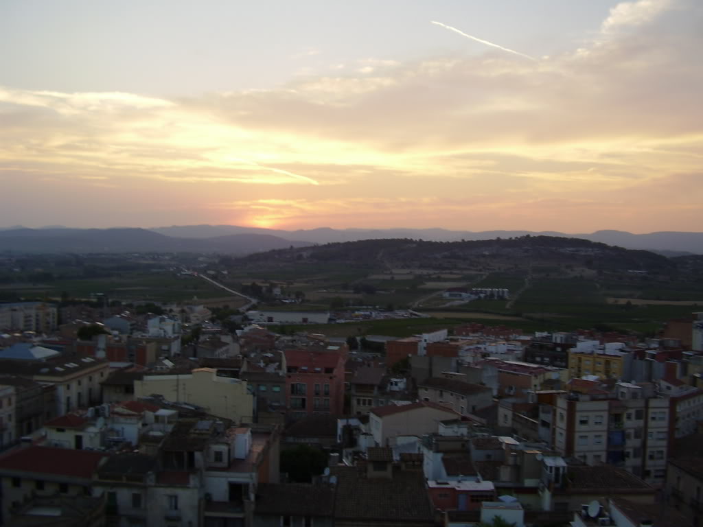 sunset in Spain