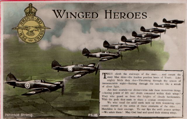 1940s RAF postcard