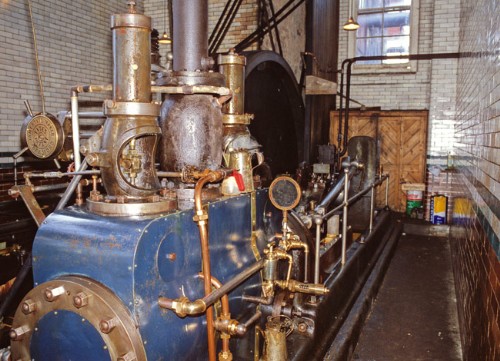 Pollit cross compopund mill engine