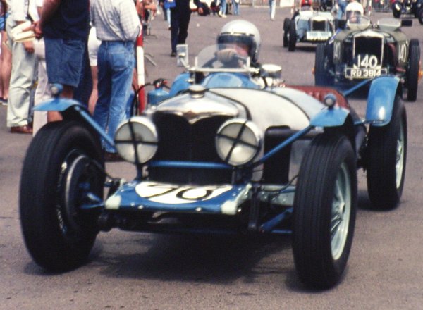 Second old racing car
