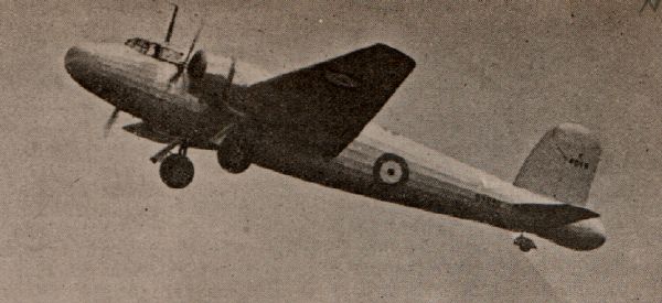 RAF twin-engine aircraft photograhed in 1936