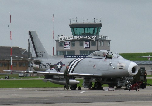 F86 Sabre jet fighter