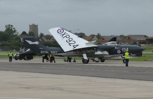 Sea Vixen with folded wings