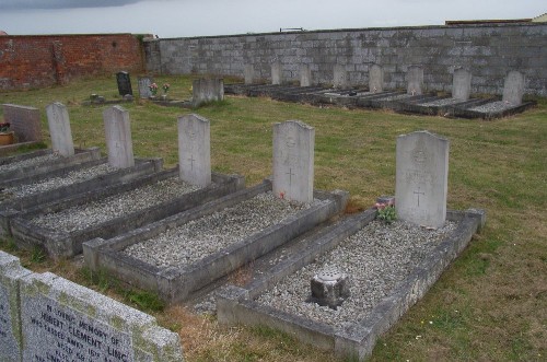Graves of RAF jet fighter air crew