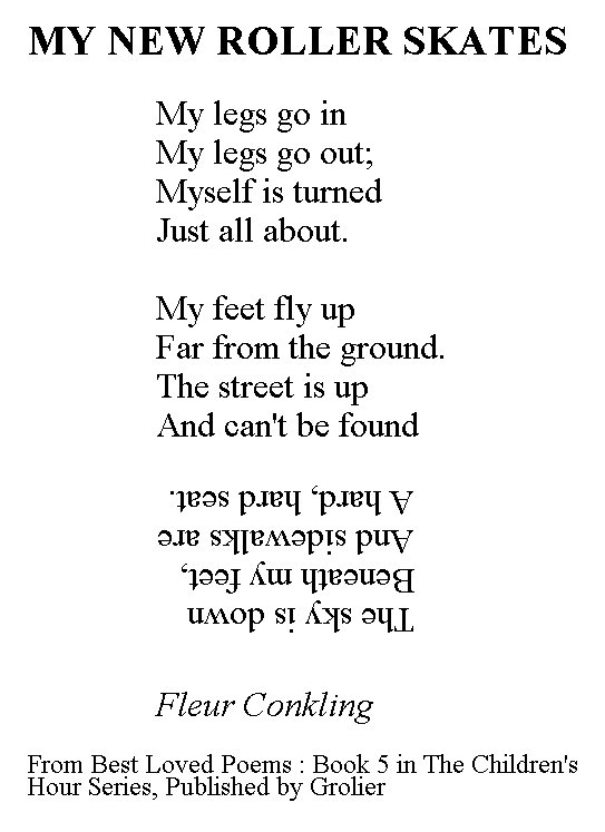 A poem by Fluer Conkling