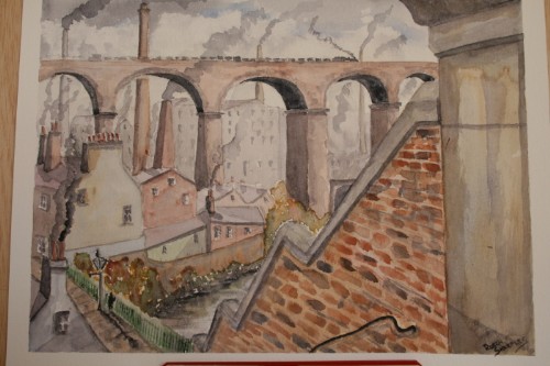 Stockport Viaduct Watercolour