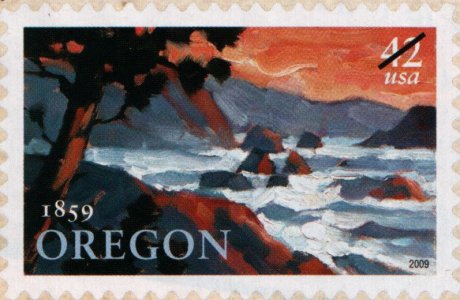 Oregon 2009 stamp